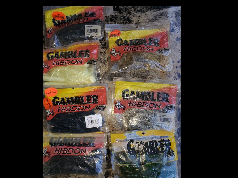 Gambler plastic lure lot