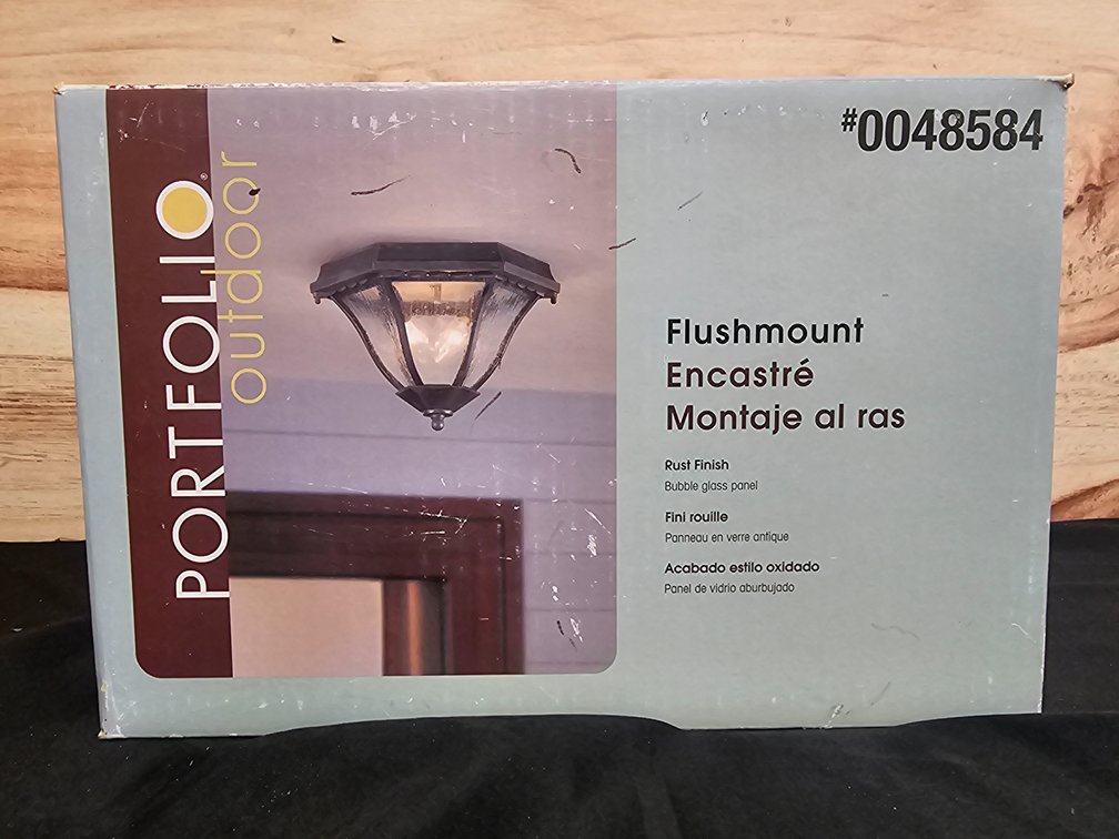 Portfolio Outdoor Flushmount Light