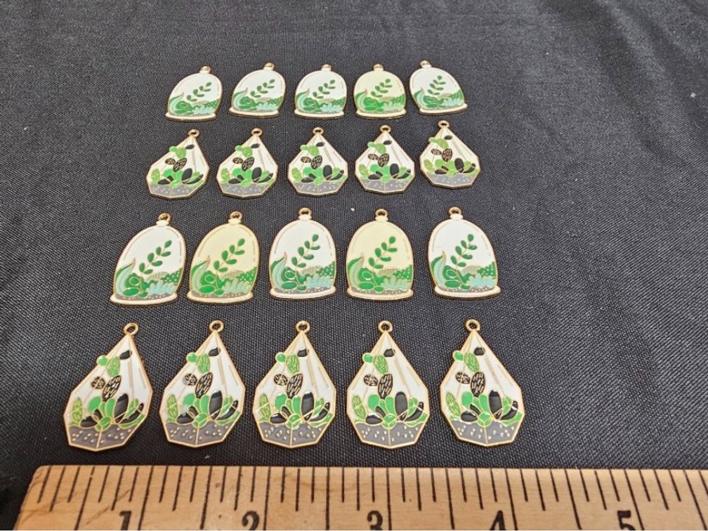 20pc Garden Charms For Bracelet