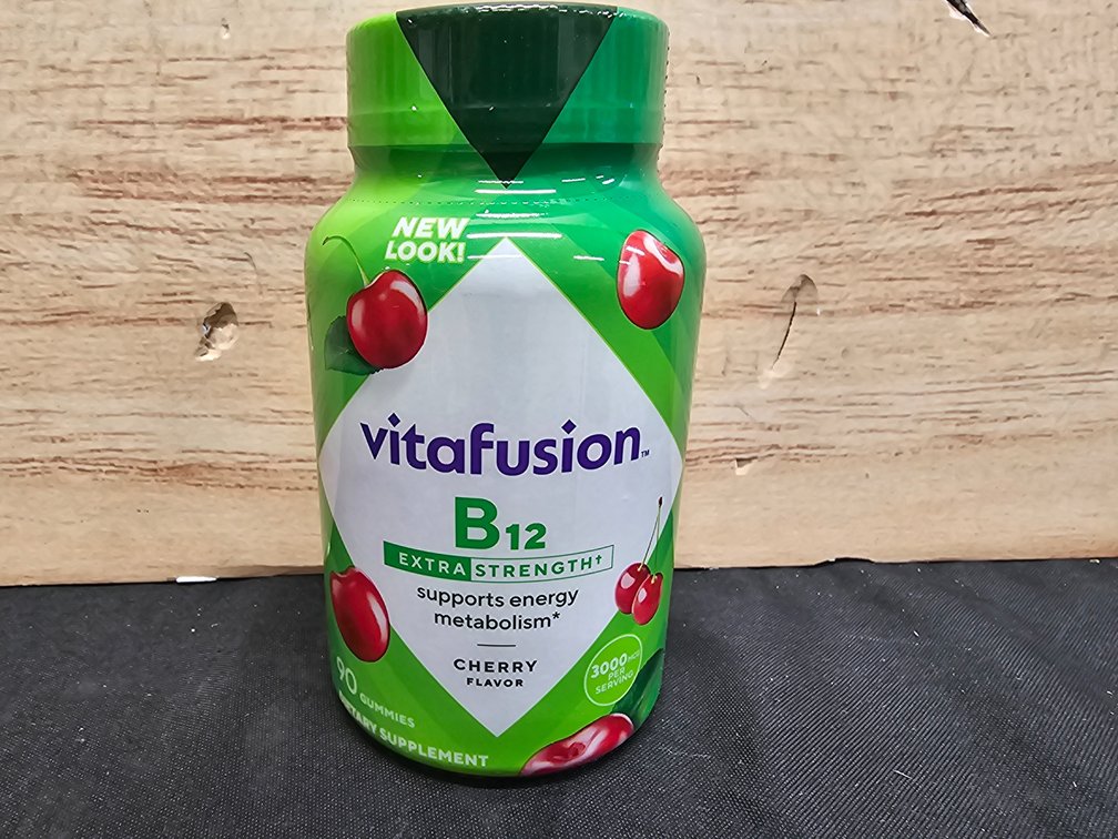 Vitafusion B12 Extra Strenth Cherry Flavor 90 Gummies