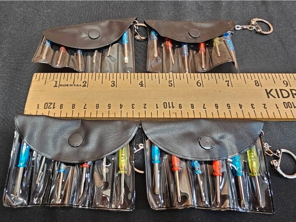 (4) Mini Screw Driver Set