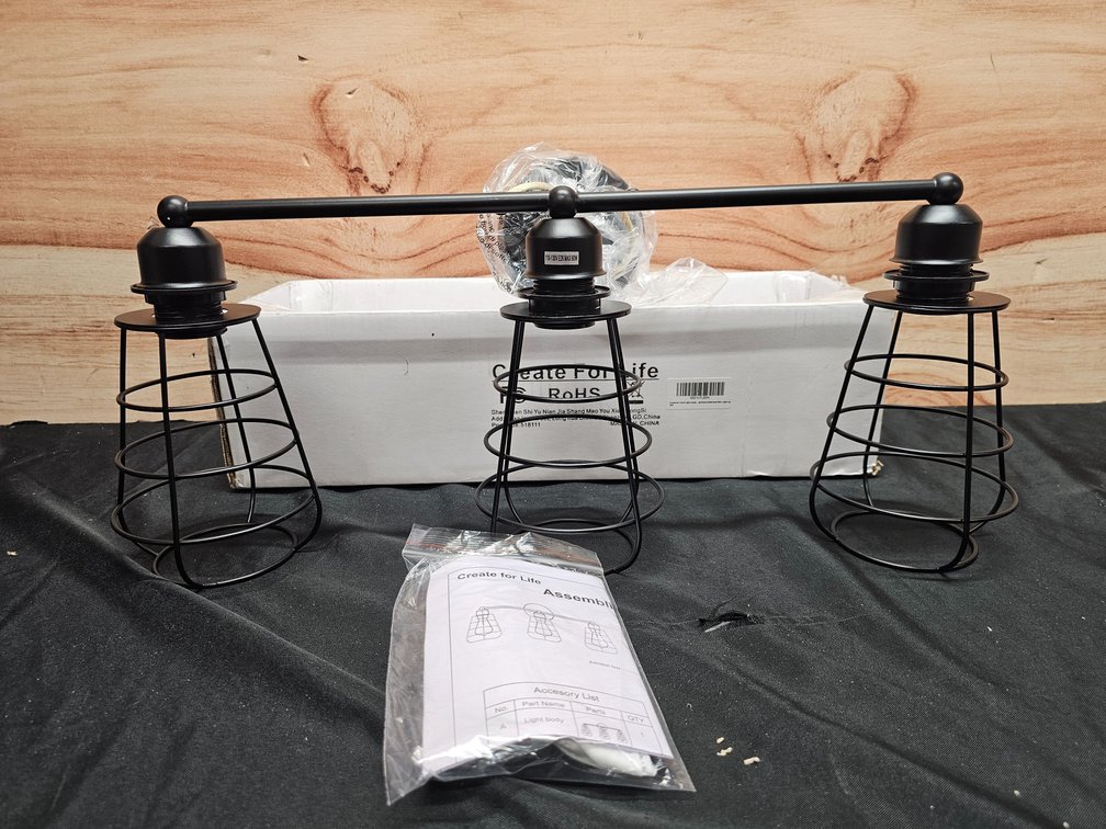 3 Light Vanity Rustic 