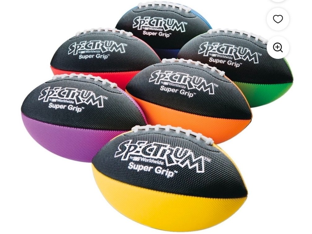 Spectrum Youth Football Set 8-1/2L Set of 6 