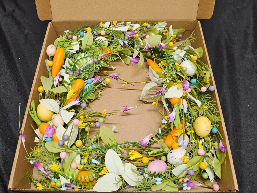 13in Dia. Easter Wreath 