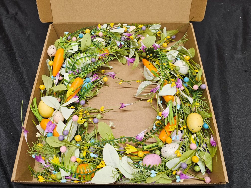 13in Dia. Easter Wreath 