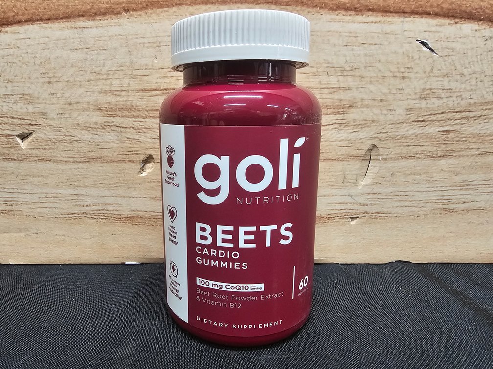 Goli Nutritional Supplement, Beets Cardio Gummy - 60 Count - 100mg CoQ10 & Beet Root Extract - Gluten-Free, Vegan, Non-GMO, and Gelatin-Free. Nature's Great Superfood.