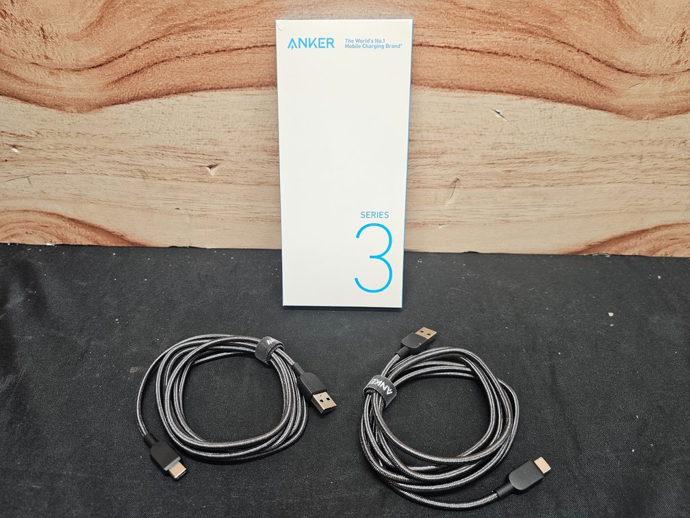 Anker USB A to USB C Cable, Charger Cord (2 Pack, 6FT), for iPhone 17 Series,Samsung Galaxy Note 10/S10+ S10, LG V30 (Black)
