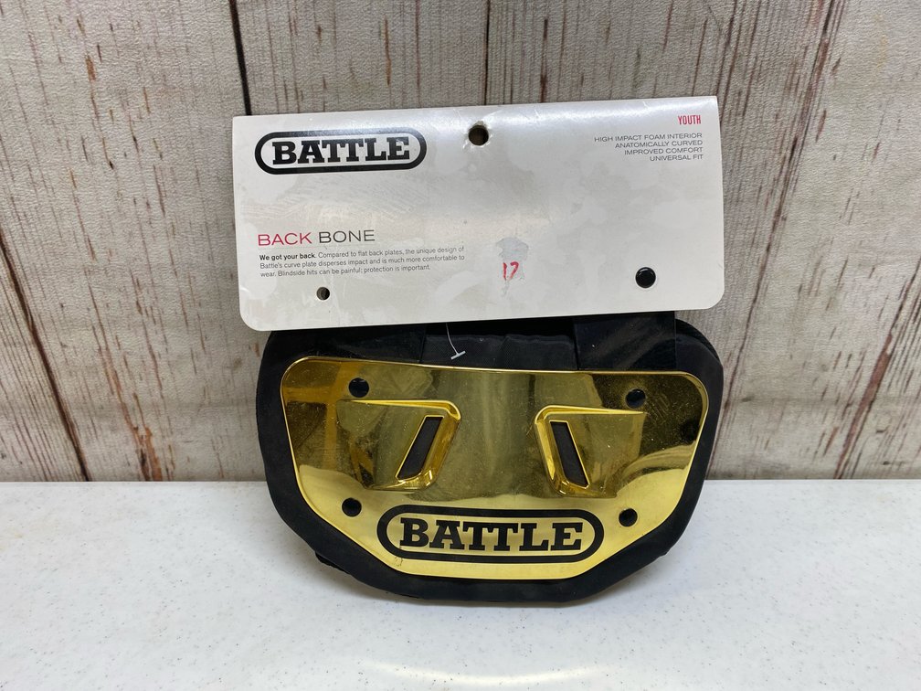 Battle Youth Football Back Plate