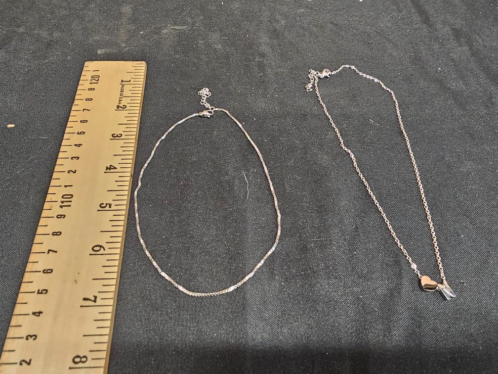 Silver N Necklace 
