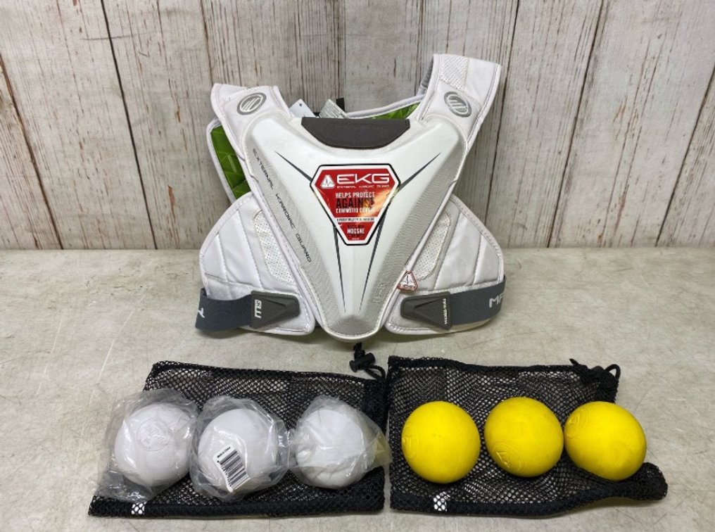 Large Lacrosse Pads + (6) Balls