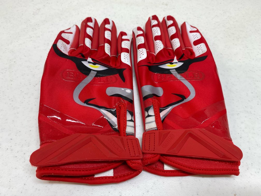Battle Adult Large Football Gloves