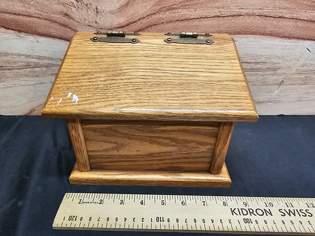 Oak Recipe Box