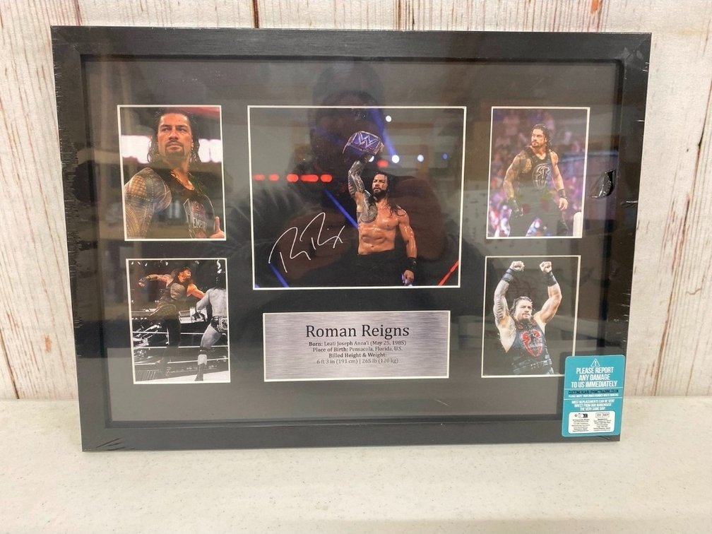 16”x12” Framed Roman Reigns Collage
