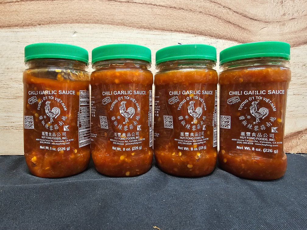 (4) Chili Garlic Sauce 8oz.