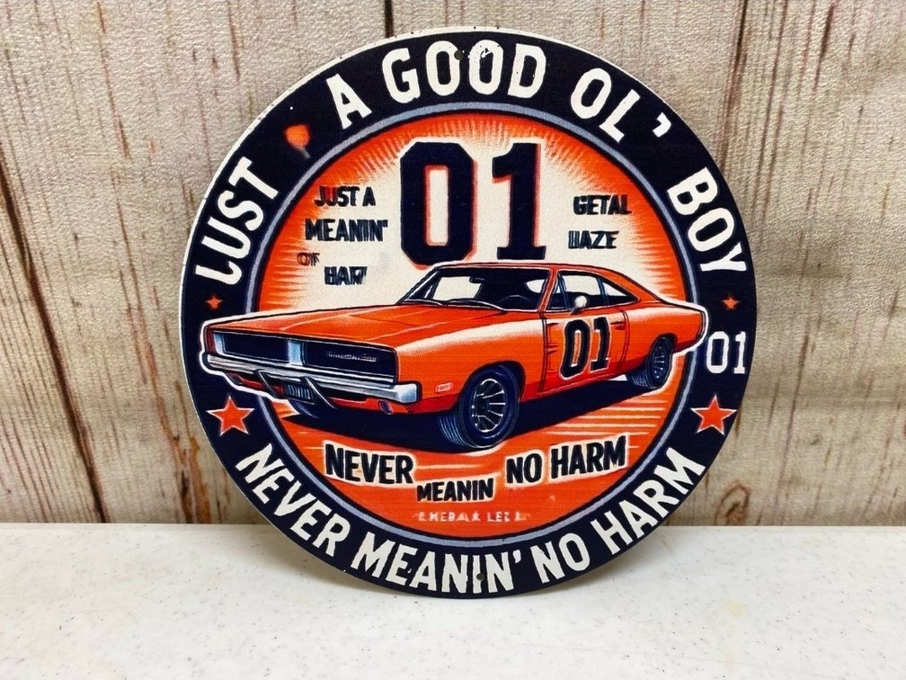 8” Metal Sign