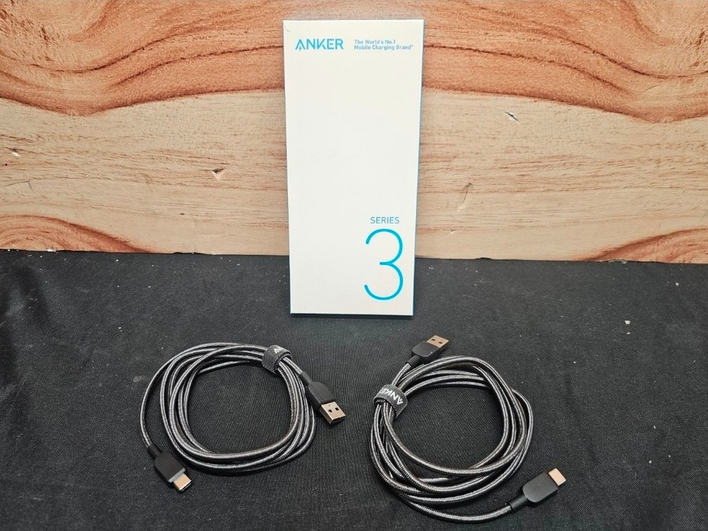Anker USB A to USB C Cable, Charger Cord (2 Pack, 6FT), for iPhone 17 Series,Samsung Galaxy Note 10/S10+ S10, LG V30 (Black)