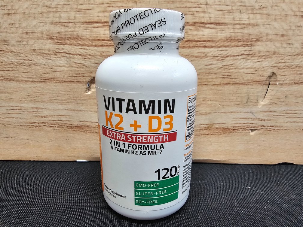 Vitamin K2+D3 Extra Strengh 120 Count