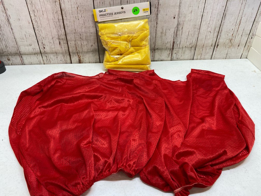 (5) Youth and (2) Adult Practice Jerseys