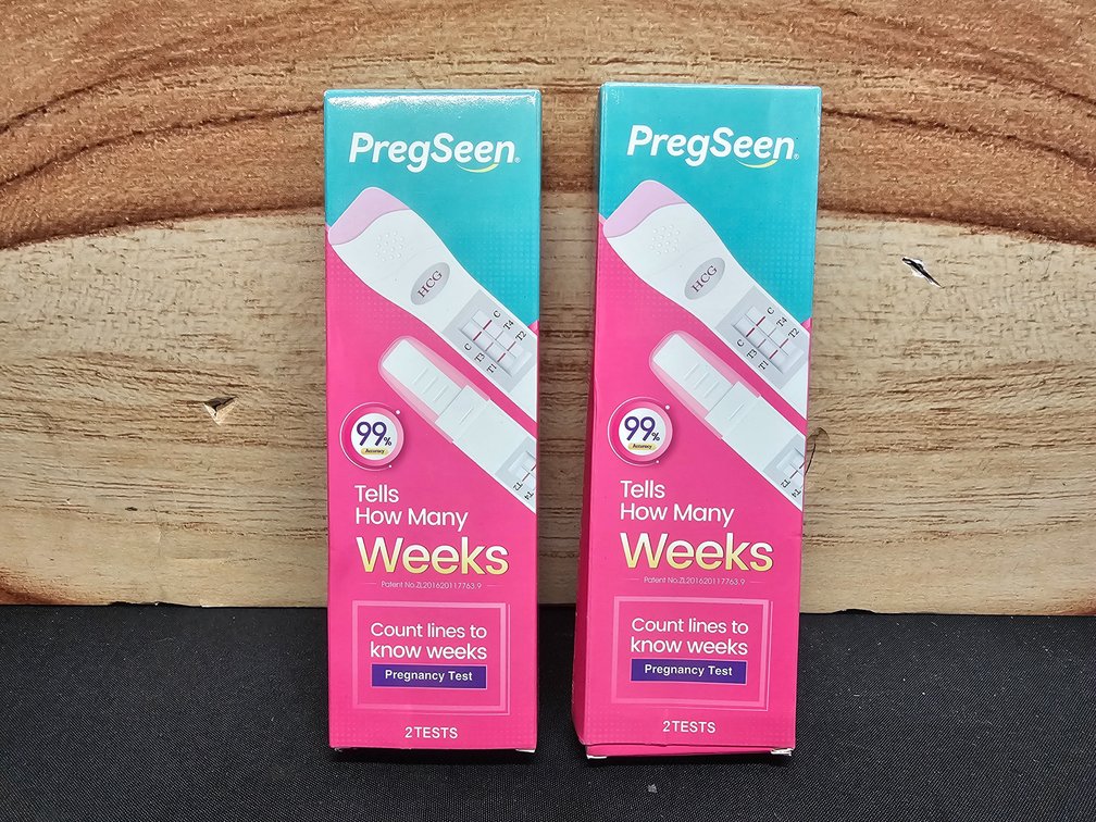 (2) PregSeen Pregnacy Test 2Test 