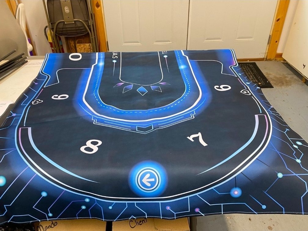 70”x35” Poker Mat