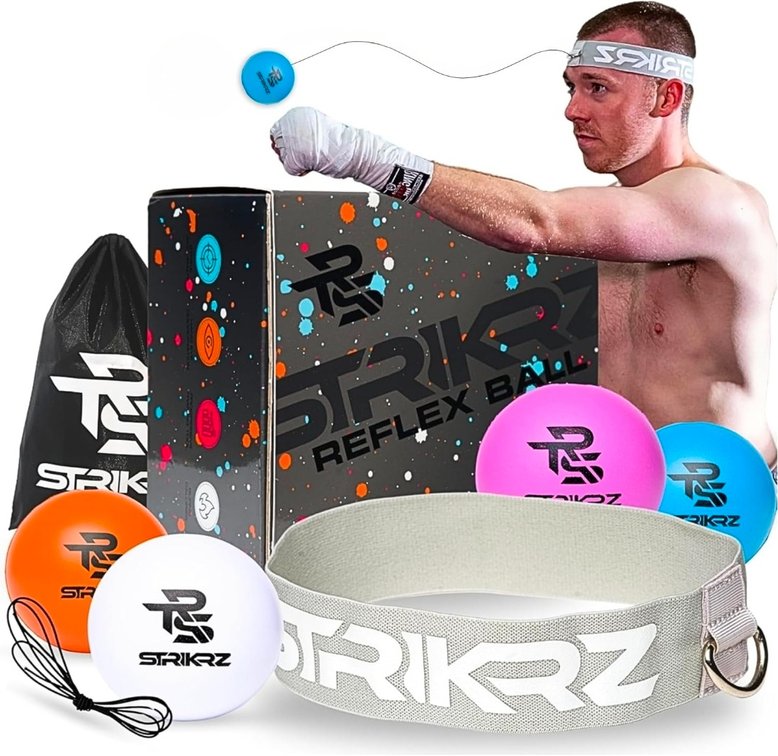 STRIKRZ Boxing Reflex Ball Boxing Training | Boxing Game | Punching Ball | Bo...
