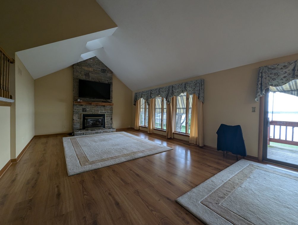 Image for LARGE WATERFRONT PROPERTY/ 2-STORY CONTEMP. HOME W/ ATT. 2-CAR GARAGE & 1-BR COTTAGE HOME/(4) PARCELS TOTALING 3.35 +/- AC SOLD IN THE ENTIRETY/ 155' FT FRONTAGE ON BUSH RIVER W SANDY BEACH/ LARGE DOCK W/ (10) +/- BOAT SLIPS, TIKI BAR & MORE!