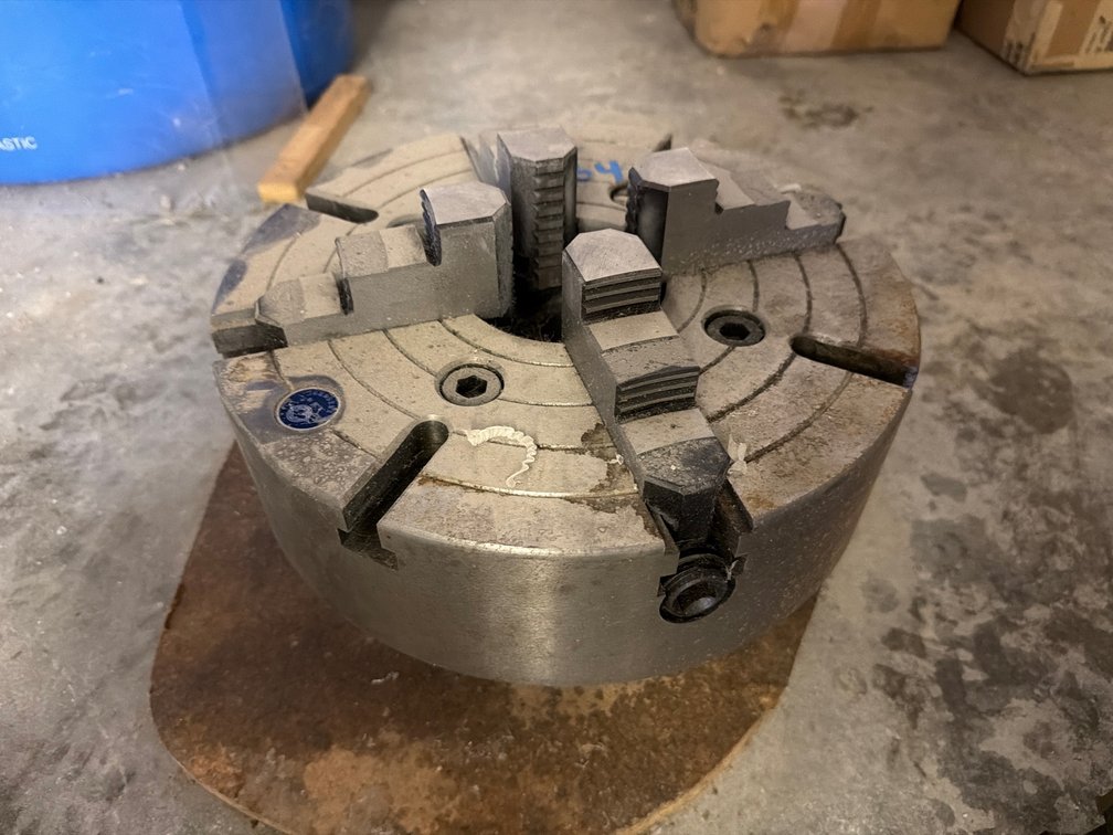 Jet 4 jaw lathe head