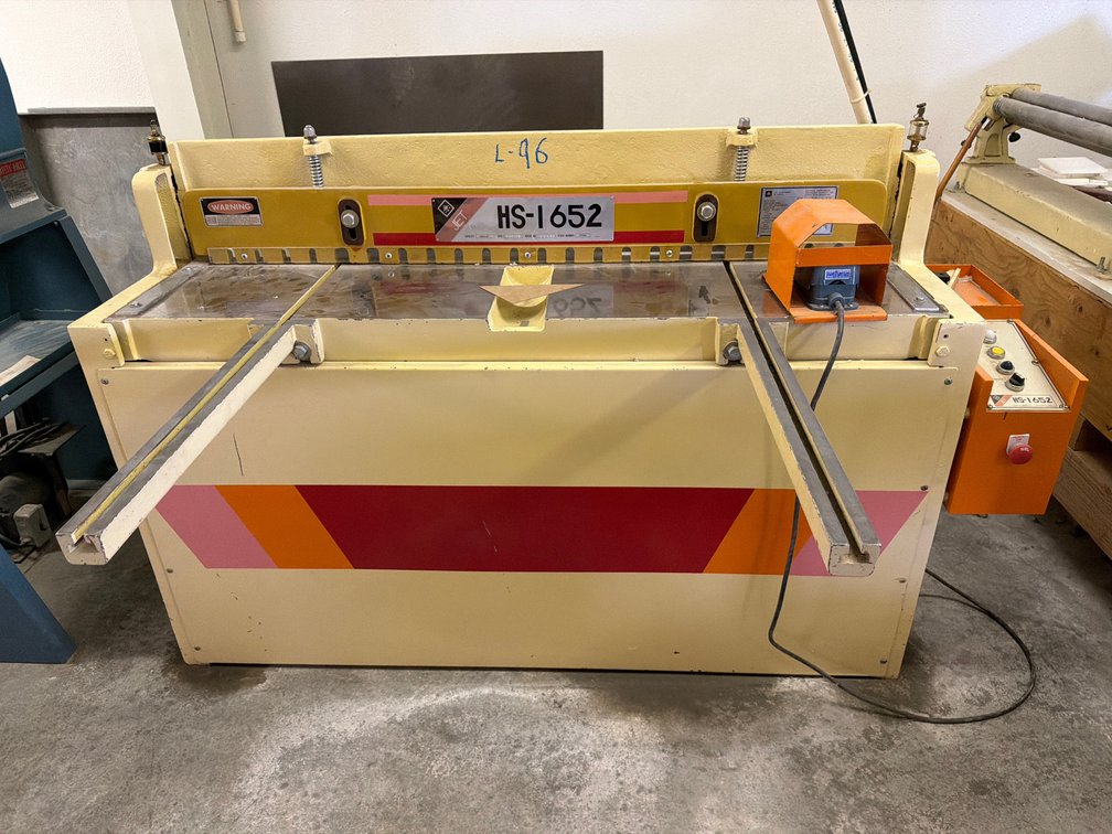 Jet HS-1652 hyd. metal shear