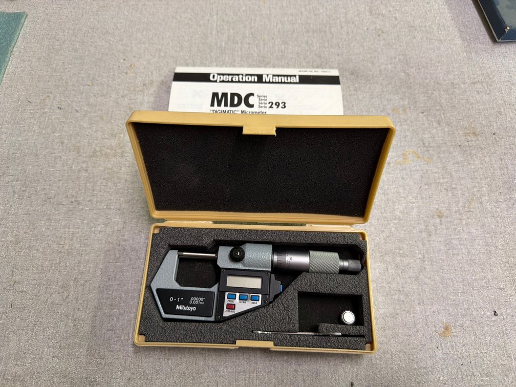 Mitutoyo digital micrometer