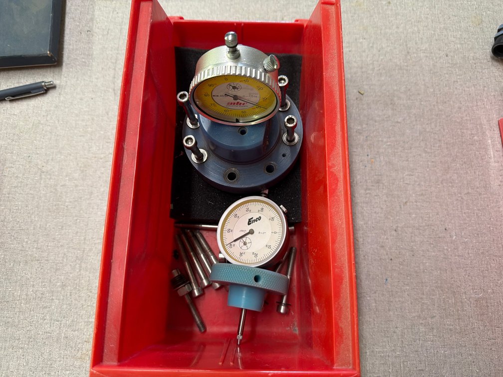 Enco, MHC, dial indicator