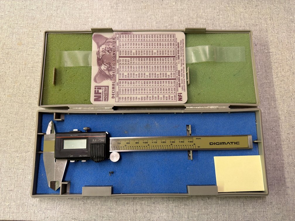 Mitutoyo 6" digital caliper