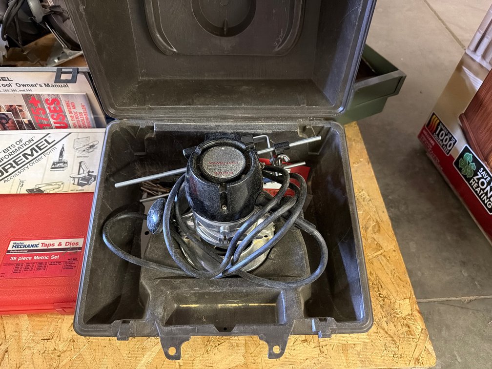 Craftsman router, ratchet, BD sander
