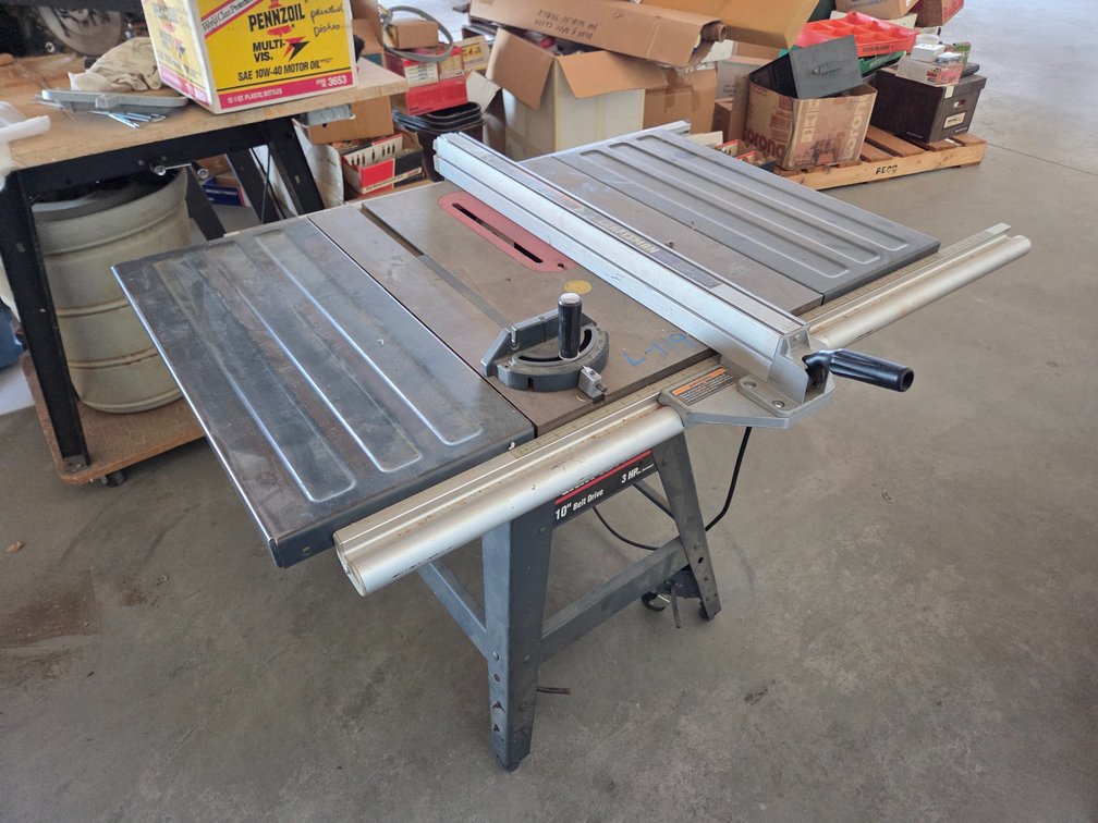 Craftsman 3hp, 10", table saw