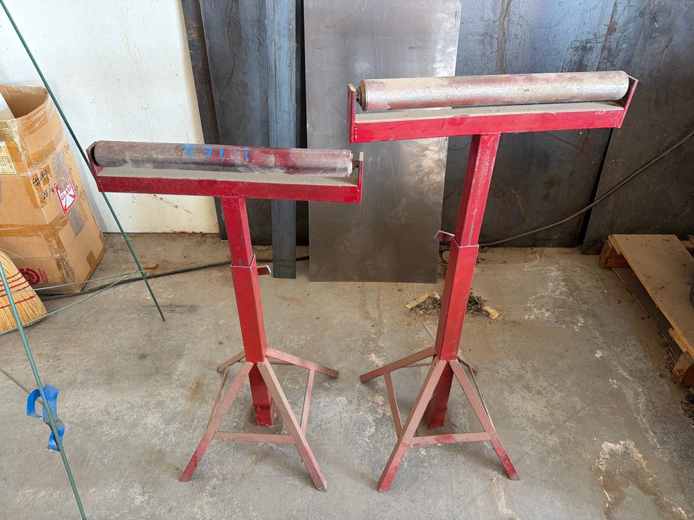 adjustable shop roller stands