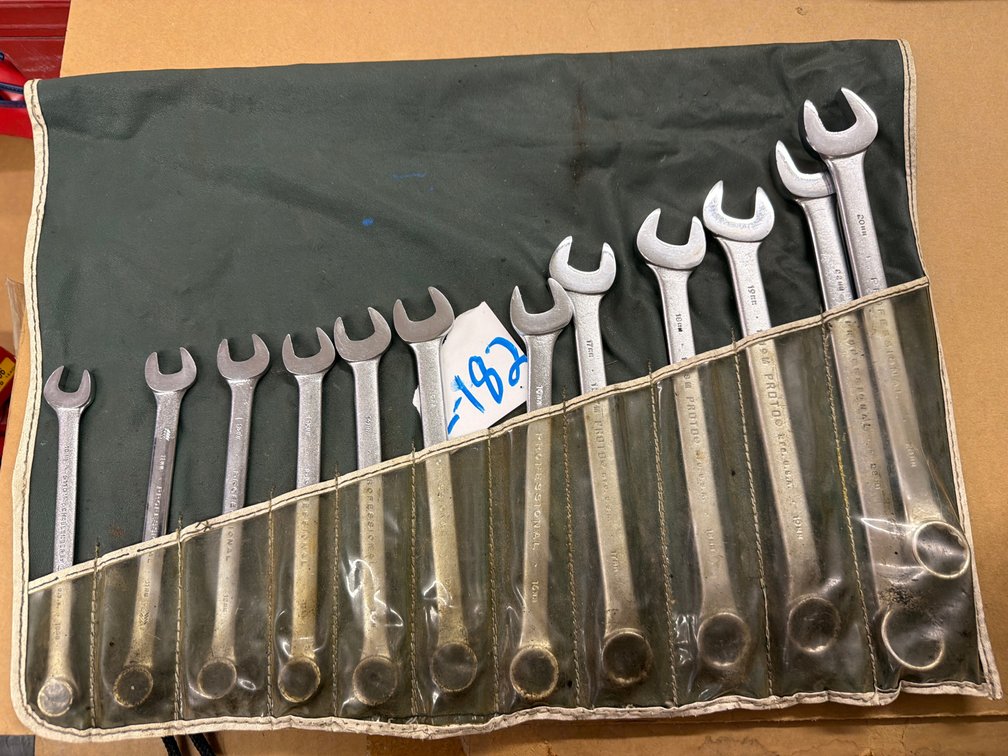 Proto end wrenches 10-22 mm