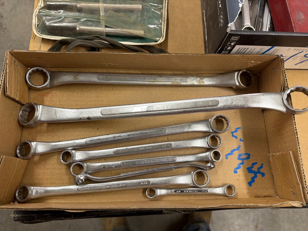 SK end wrenches sae