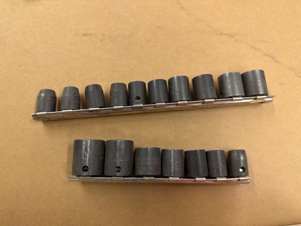 Proto ⅜" impact sockets