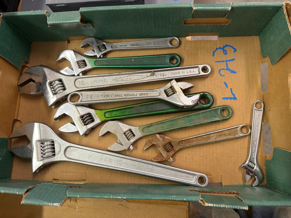 name brand adjustable wrenches
