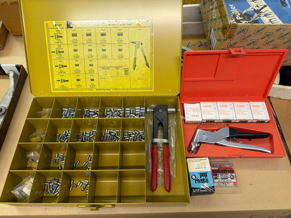 pop rivet gun, nut sert