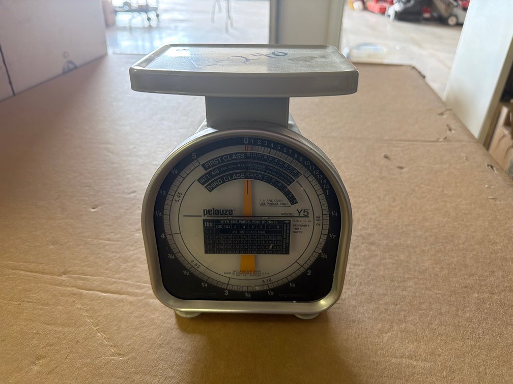 Pelouze postage scale