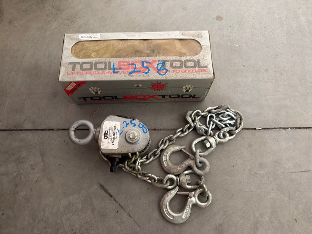 OTC chain hoist,