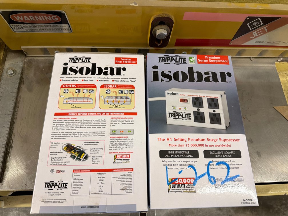 2- Isobar surge protectors NEW