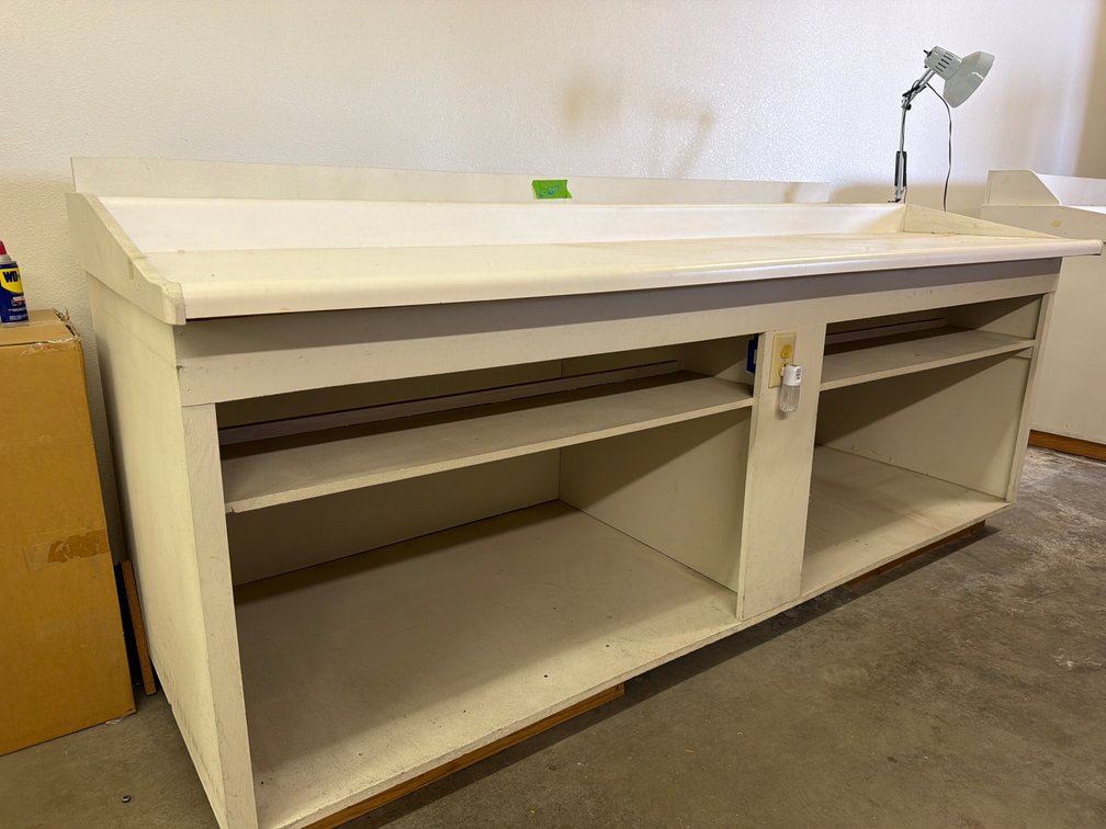 97.5"x37.5" veneer work station