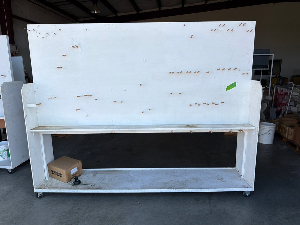 97"x20" storage shelving w/castors
