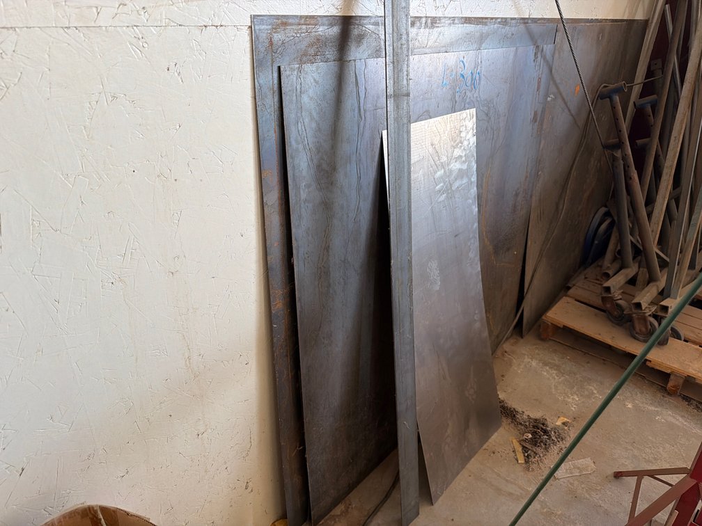 assorted new metal sheeting