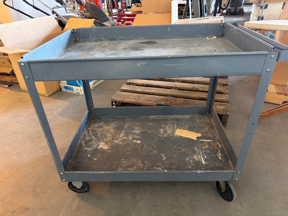 metal parts cart