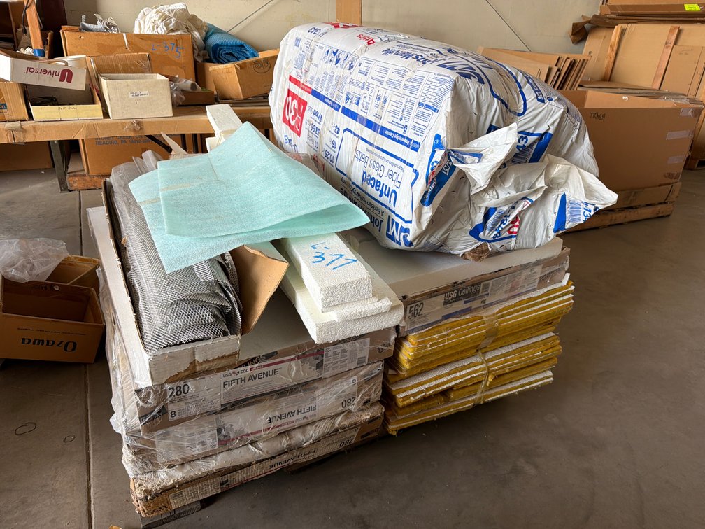ceiling tile, insulation