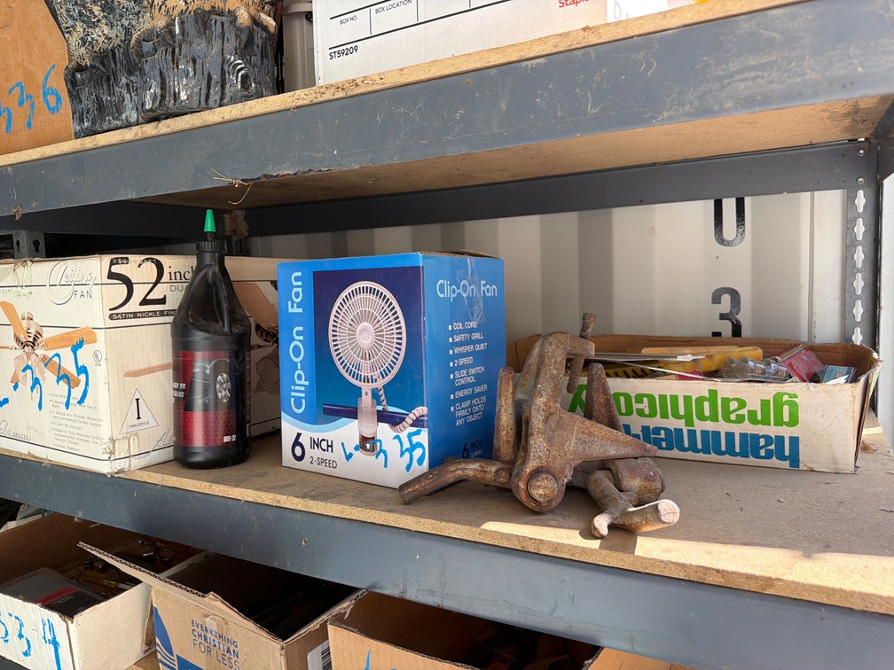 fans, household supplies