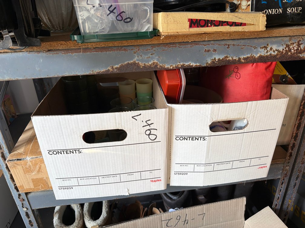 assorted household supplies