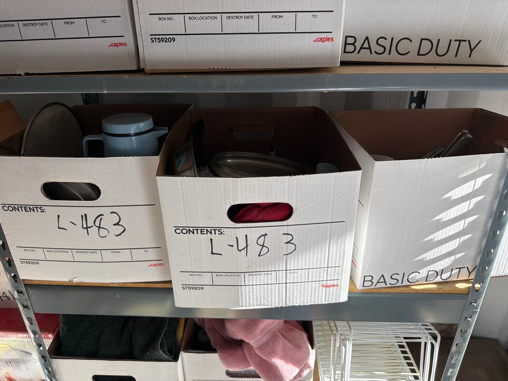 dishes, reverware pans